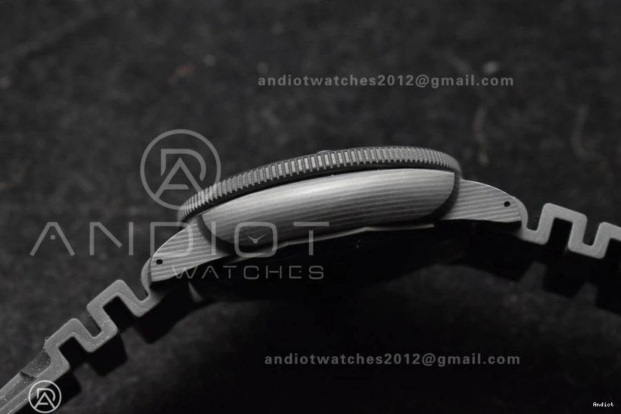 Clone VSF on Markers Blue 47mm Strap PAM1616 Carbotech Best Dial P.9010 Rubber Edition Black 0515